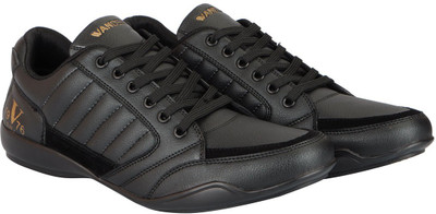 

Vandeu Stylish Lace Up Sneakers For Men(Black