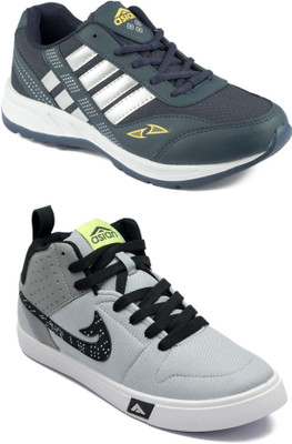 

Asian Men Combos Pack of 2,Casual Shoes,Training Shoes,Zym Shoes For Men(Multicolor