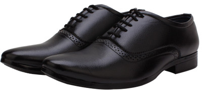 

Smoky Wing Tip formal Lace Up For Men(Black