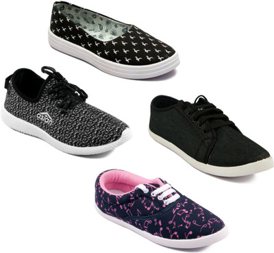 

Asian Women Casual & Running Shoes Combo Pack of 4 Walking Shoes For Women(Multicolor