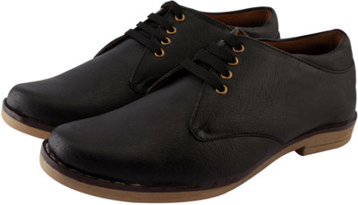 

Smoky Smart Formal Shoes Lace Up For Men(Black