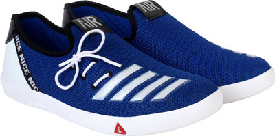 

AMJ Slip On Sneakers For Men(Blue, White