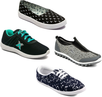

Asian Women Casual & Running Shoes Combo Pack of 4 Casuals For Women(Multicolor