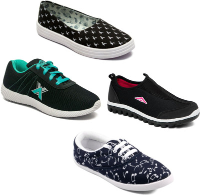 

Asian Women Casual & Running Shoes Combo Pack of 4 Casuals For Women(Multicolor