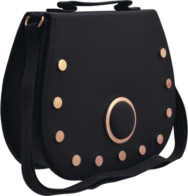

TAP FASHION Women Casual Blue PU Sling Bag