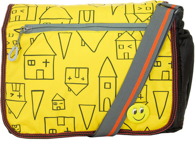 

JG Shoppe Men Casual Yellow Nylon Sling Bag