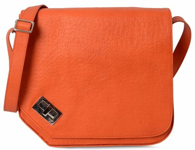 

Baggit Women Casual Orange PU Sling Bag