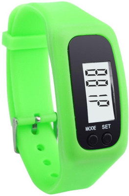 

RHONNIUM ® Electronic pedometer Watch Laurel green Smartwatch(Green Strap Free Size)