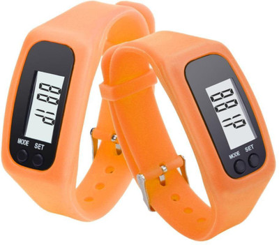 

RHONNIUM ™ Walking Distance Calorie Counter Watch Melon Smartwatch(Orange Strap Free Size)