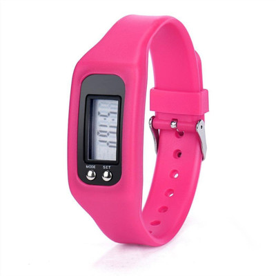 

RHONNIUM ® GW Pedometer, Digital LCD Pedometer Run Step Walking Distance Calorie Counter Watch Bracelet(Pink Strap, Size : Free Size), Fairy tale