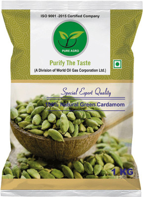 

Pure Agro Green Cardamom - Elaichi(1 kg)