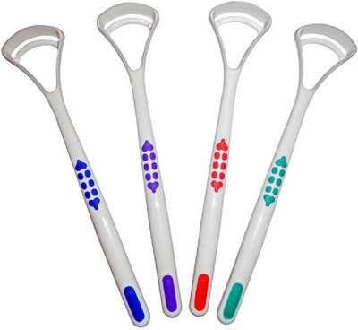 

BANQLYN Plastic Tongue Cleaner(Pack of 4)