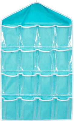 

House of kart 16 pocket wall ovar door hanging bag wall maunt pocket candy(Blue)