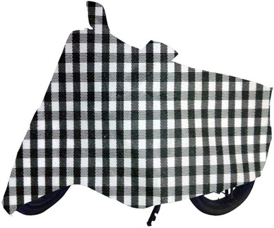 Worldlookenterprises Two Wheeler Cover for Yamaha(Fazer, Black, White)