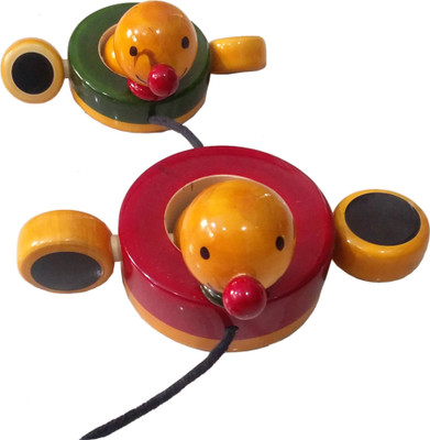 

Khadi Eco Basket Wooden Peddling Duck(Multicolor)