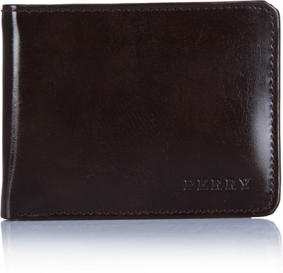 

Perry Men Brown Genuine Leather Wallet(6 Card Slots)