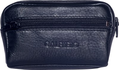 Calfnero Men Black Genuine Leather Card Holder