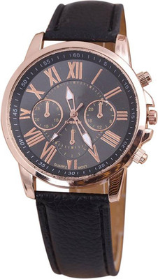 

Felizo Fancy Stylish New Look Leather Watch Fancy Style Leather Material Office Watch - For Girls