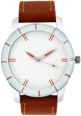 

Talgo New Arrival 2018 Red Robin Season Special RRWHITERING 2018 new Special Collection Analog White Round Dial Rind Case Dial Brown Leather Strap RRWHITERING Watch - For Men