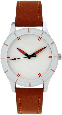 

Talgo New Arrival 2018 Red Robin Season Special RRWHITERINGWOMEN New Collection Analog White Ring Watch For Women White Round Dial Brown leather Strap RRWHITERINGWOMEN Watch - For Women