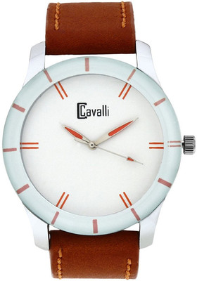 

Talgo New Arrival 2018 Festive Season Special New Special Collection For White RinG Round Dial And Brown Leather Belt Watch - For Men