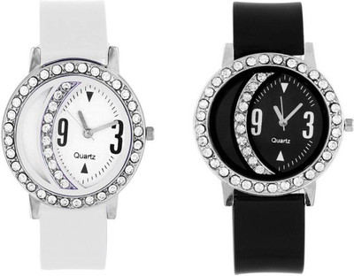 

AKAG PASSION FOR FASHIONS QUEEN COMBO Black And White 2018 Watch - For Women