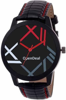 

OpenDeal New Designer Stylish Black leather Watches Watch - For Couple