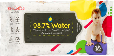 

Tiffy & Toffee Water Wipes(160 Pieces)