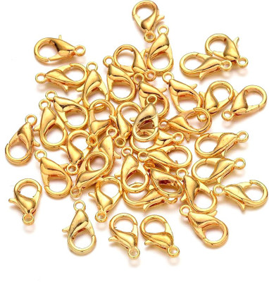 

jaz Jaz's Lobster Clasp Golden Colour for Jewellery Making Findings Fasteners for hobby/crafts/ jewellery designing work 30 pcs.