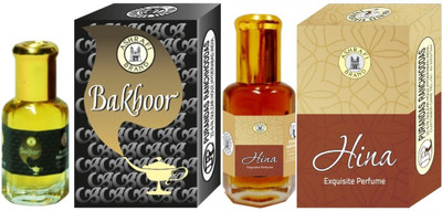 

Purandas Ranchhoddas PRS Bakhoor & Hina 6ml Each Herbal Attar(Bakul)