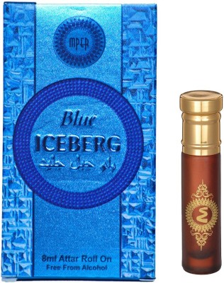 MADNI PERFUMES Blue Iceberg Economic Series Concentrated Attar / Ittar Herbal Attar(Islamic Bakhur)