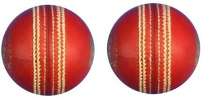 

YUKI 2 PIECES LEATHER BALLS (No. of Balls : 2) Cricket Leather Ball(Pack of 1, Red)