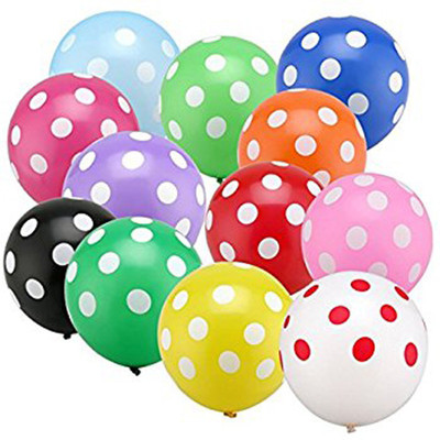 

Aone Printed Polka Dot Balloons Multicolor Party Balloons for Birthday Parties pack of 30Pcs. for kids and youngs Balloon(Multicolor, Pack of 1)