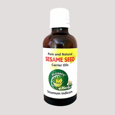 

Globatic Herbs Sesame Seed carrier oil Natural & Pure(50 ml)