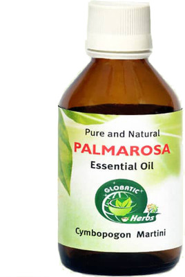 

Globatic Herbs PALMAROSA Essential Oil 50ml(Cymbopogon Martini)100% Natural, Pure and Undiluted(50 ml)
