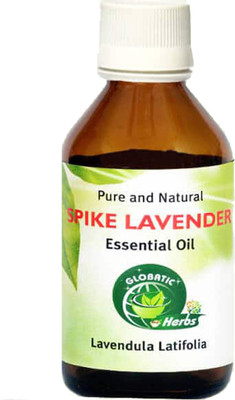 

Globatic Herbs SPIKE LAVENDER Essential Oil 10 ml(Lavendula Latifolia)100% Natural and Pure(10 ml)