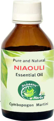 

Globatic Herbs NIAOULI (50ml)-Cymbopogon Martini Pure, Natural & Undiluted(50 ml)