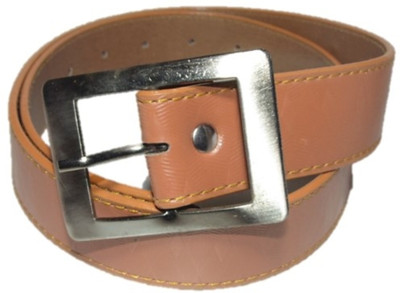 

HADWIN Men Brown Artificial Leather Belt, Light brown