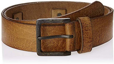 

AV Creations Men Casual, Party, Formal, Evening Gold, Brown Artificial Leather Belt, Multi