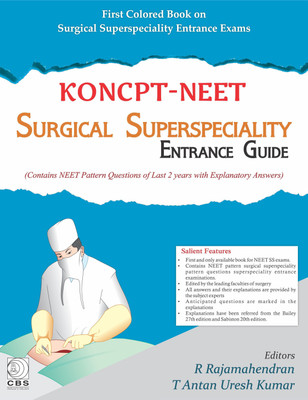 KONCPT-NEET: Surgical Superspeciality Entrance Guide(English, Paperback, R Rajamahendra, T Antan Uresh Kumar)