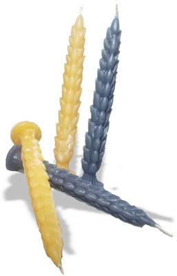 

AAKAAR21 scented yellow and black pineaplle pillar candle with bright light and longer lasting -with set of 4 Candle(Multicolor, Pack of 4)