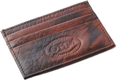 

OHM NEWYORK Card Holder 8 Card Holder(Set of 1, Brown)