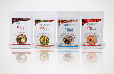 

PRO-OATS SOYARGY COMBO OF PROTEIN OATS FOUR FLAVOR 39 gms(156 g, Pouch, Pack of 4)