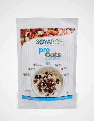 

PRO-OATS SOYARGY VANILLA FLAVOR PROTEIN OATS 200 gms(200 g, Pouch)