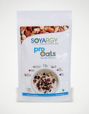 

PRO-OATS SOYARGY VANILLA FLAVOR PROTEIN OATS 100 gms(100 g, Pouch)