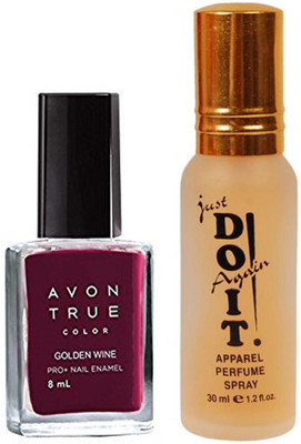 

Avon Anew True Color Pro+ Nail Enamel Golden Wine (8 ml) with one do it perfume 30 ml(Set of 2)