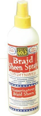 

African Gold Braid Sheen Conditioner Spray (2Pack)(60 ml)