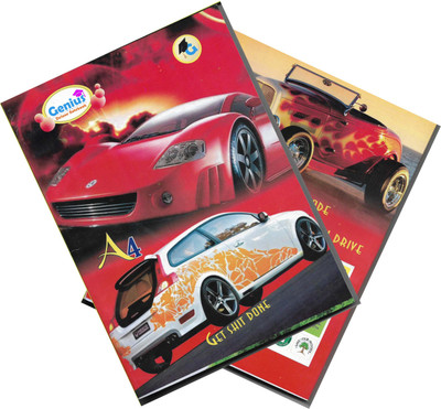 

Genious A4 Notebook(Genius (Student) A4 Notebook, Soft Cover, 128 Pages, Single Line - Pack of 6, Multicolor, Pack of 6)