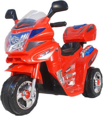 

Toyhouse 3-Wheel Thunderbolt Rechargeable for kids (2 to 4yrs) Bike Battery Operated Ride On(Red), Maroon