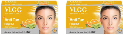 

VLCC Original Anti-Tan Facial Kit 120 ml(Set of 2)